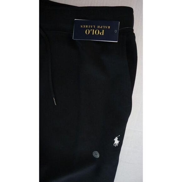 Polo Ralph Lauren Men's Big & Tall Sz 2XB Black Double-Knit Jogger Pants - Picture 5 of 10